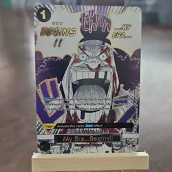 Bandai One Piece My Era...Begins!! Blackbeard Event Card OP09-096 English - Image 1