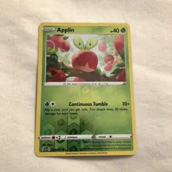 Applin 020/192 Reverse Holo Swsh02 Rebel Clash NM Pokemon card - Image 1