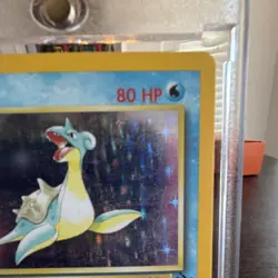 Pokemon Lapras Fossil 10/62 Holo Rare 80 HP Unlimited 1999 Wizards Card - Image 3
