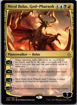 Nicol Bolas, God-Pharaoh M Hour of Devastation 140 NM Normal - Image 1