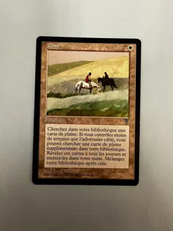 Tithe *Visions - French* MTG Magic the Gathering - Image 1