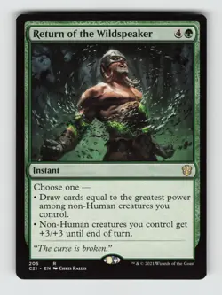 Return of the Wildspeaker*Non-Foil* Commander 2021 205 LP - Image 1