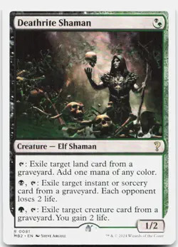 Deathrite Shaman (White Border) *Regular* MB2 81 NM - Image 1