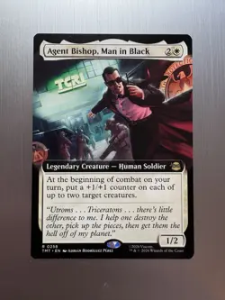 Agent Bishop, Man In Black - 258 MTG: Teenage Mutant Ninja Turtles -Extended Art - Image 1