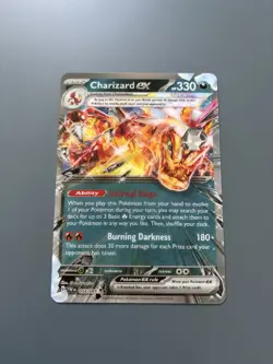 Pokemon TCG 2024 Paldean Fates: Charizard ex 054/091 Jumbo Lenticular Card - NM - Image 1