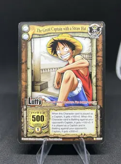 The Great Captain With Straw Hat VINTAGE MONKEY D. LUFFY One Piece 2005 - Image 1