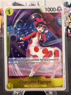 Charlotte Flampe EB01-056 Memorial Collection Eng Foil One Piece TCG - Image 1