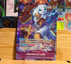 MONKEY.D.LUFFY OP05-119 2nd Anniversary Set Promo SEC One Piece CCG Near Mint - Image 1
