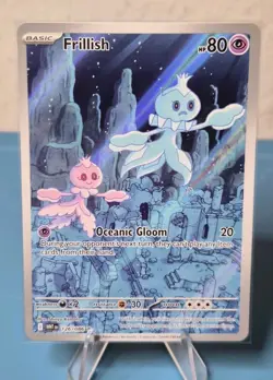 Frillish 126/086 Illustration Rare 2025 White Flare Holo Pokemon Card - Image 1