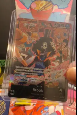 Brook OP15-022 L Parallel Adventure on KAMI's Island ONE PIECE Card English - Image 1