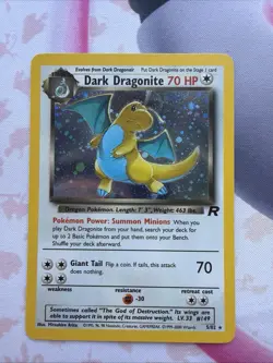 🌟Pokemon Dark Dragonite Holo Rare TCG Card 5/82 NM Amazing Condition 🌟 - Image 1