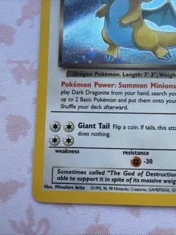🌟Pokemon Dark Dragonite Holo Rare TCG Card 5/82 NM Amazing Condition 🌟 - Image 5