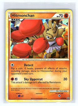 Hitmonchan HGSS24 Holo Promo Pokemon Card – HeartGold SoulSilver - Image 1