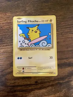 Pokemon Surfing Pikachu Evolutions 111/108 Secret Rare Regular 50 HP Basic Card - Image 1