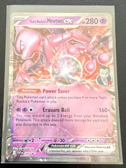 Team Rocket's Mewtwo ex Promo SV: Scarlet & Violet Promo Cards 205 Near Mint - Image 1