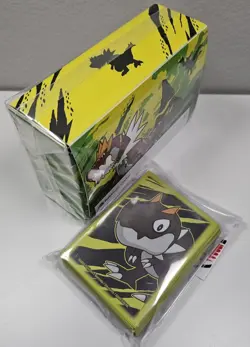 Dinosaur 130 Pokemon Double Deck Box And 65 Card Sleeve (tyrunt and tyrantrum) - Image 2