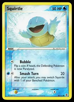 Squirtle 83/112 Common FireRed & LeafGreen Pokemon Card - Image 1