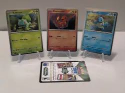 Pokemon TCG 151 Poster Collection Box Promo 3 Card Set + Code Card - Image 1