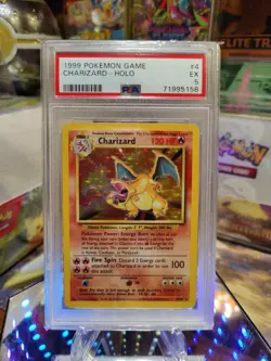 1999 Pokemon Charizard-Holo Game #4 PSA 5 EX Charizard-Holo Pokemon Card - Image 1
