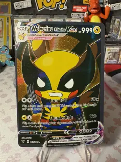 Wolverine Pikachu VCos Cute Kawaii Fan Art Card - NM - Image 1