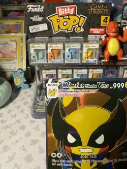 Wolverine Pikachu VCos Cute Kawaii Fan Art Card - NM - Image 2