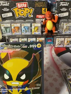 Wolverine Pikachu VCos Cute Kawaii Fan Art Card - NM - Image 3