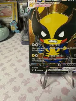 Wolverine Pikachu VCos Cute Kawaii Fan Art Card - NM - Image 4