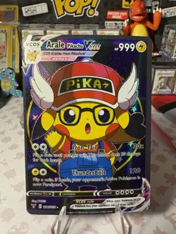 Arale Pikachu VCos Cute Kawaii Fan Art Card - NM - Image 1