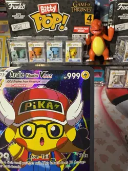 Arale Pikachu VCos Cute Kawaii Fan Art Card - NM - Image 3