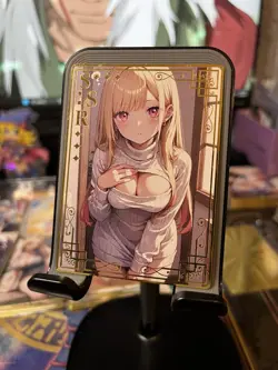 Goddess Story Metal Card Rare Waifu Anime Marin Kitagawa - Image 1