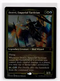 Derevi, Empyrial Tactician - Foil Etched NM English - Commander Legends 518 - Image 1