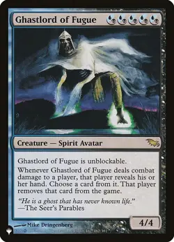 MTG GHASTLORD OF FUGUE EXC - TETRO SIGNORE DELL'EVASIONE - TLI - MAGIC - Image 1