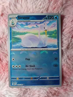 Swanna Poke Ball Pattern Holo 026/086 SV: White Flare Pokemon TCG - Image 1