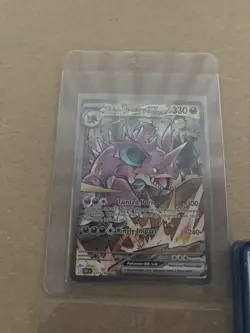 Pokemon Team Rocket's Nidoking EX 233/182 Destined Rivals Holo Rare HP 330 - Image 2