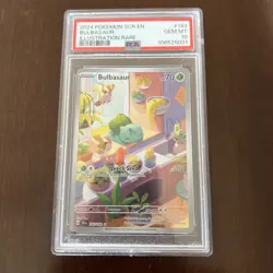 Pokemon TCG Bulbasaur Stellar Crown 143/142 PSA 10 - Image 1