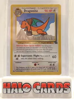 PACK FRESH MINT Pokemon DRAGONITE Card BLACK STAR PROMO Set #5 Movie Release Q - Image 1
