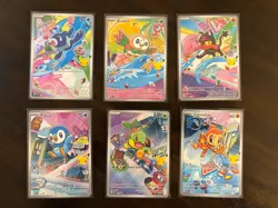 Pokemon TCG First Partner Illustration Collection Series 1 GEN 1 4 7 Starters - Image 1