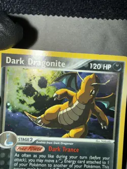 2004 Pokemon Dark Dragonite 15/109 EX Team Rocket Returns Holo MP - Image 4
