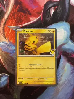 🌀 SWIRL Pikachu (Pokemon Day 2026) 051/162 Cosmos Holo - Image 1