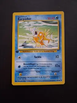 (1)Pokemon German 1st Edition Base Set Magikarp/karpador NM Multiple Available - Image 1
