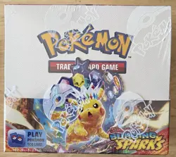 Pokemon Scarlet & Violet Surging Sparks Booster Box TCG Factory Sealed 36 Packs - Image 1