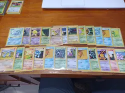 13x Card VINTAGE Pokemon Lot / Mystery Pack with 1 X shadowless/ 1 X 1999 Topps - Image 2