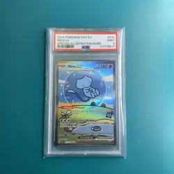 Bubble Mew EX TCG Paldean Fates Card 232/091 PSA 9 Special Illustration Rare 🫧 - Image 1