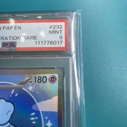 Bubble Mew EX TCG Paldean Fates Card 232/091 PSA 9 Special Illustration Rare 🫧 - Image 4