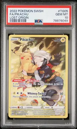 Pikachu Ultra Rare | Lost Origin: Trainer Gallery | Pokemon TG05/30 | PSA 10 - Image 1