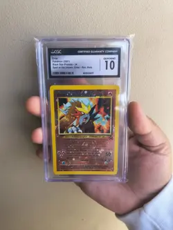 CGC 10 GEM MINT Entei # 34 REVERSE HOLO WOTC Black Star PROMO Pokemon Card - Image 1