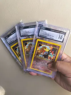 CGC 10 GEM MINT Entei # 34 REVERSE HOLO WOTC Black Star PROMO Pokemon Card - Image 3