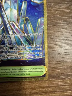 Area Zero Underdepths 174/142 NM/M SCR EN SV07 Stellar Crown Gold Pokemon TCG - Image 4