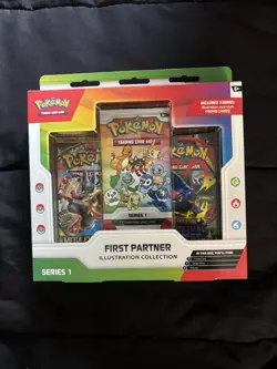 Pokemon TCG First Partner Illustration Collection Series 1 New Sealed - Image 1
