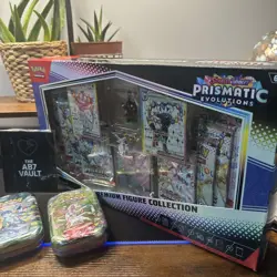 Pokemon TCG - Prismatic Evolutions - Premium Figure Collection + x2 Mini Tin 📦 - Image 2